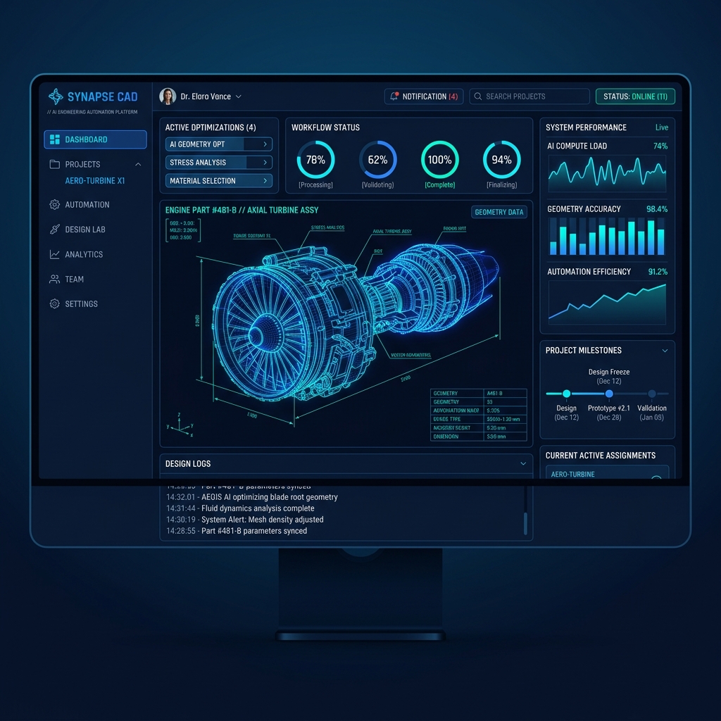 ATERO Engineering Dashboard UI